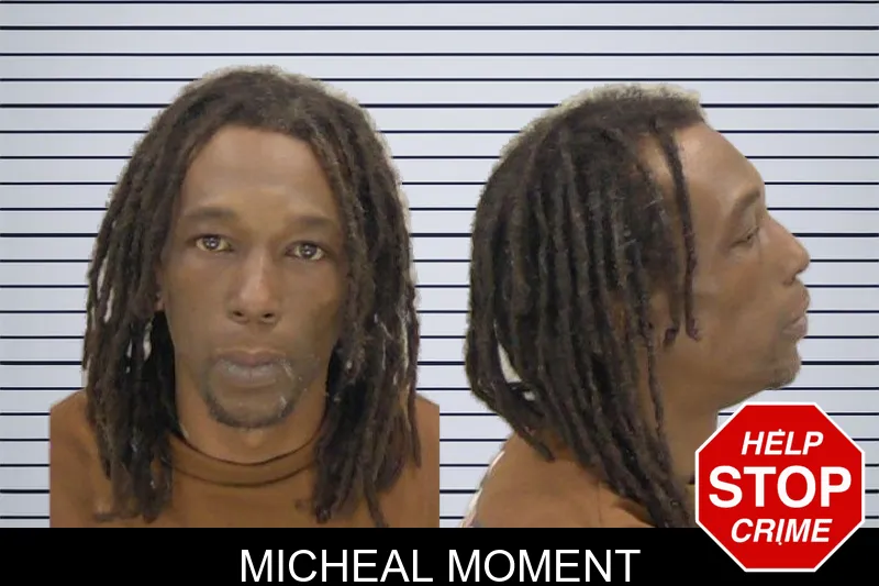 Micheal Moment mugshot