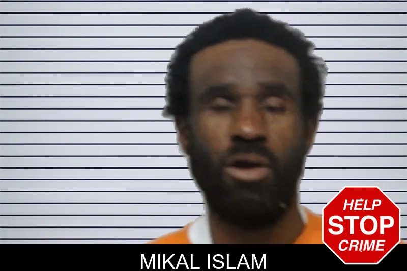 Mikal Islam mugshot