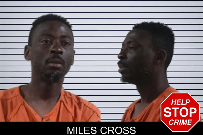 Miles Cross mugshot