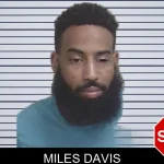 Miles Davis mugshot