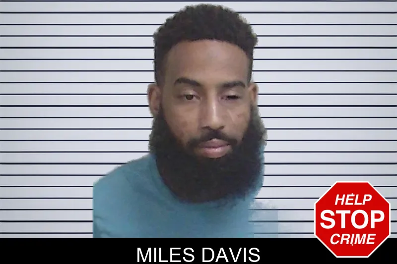 Miles Davis mugshot