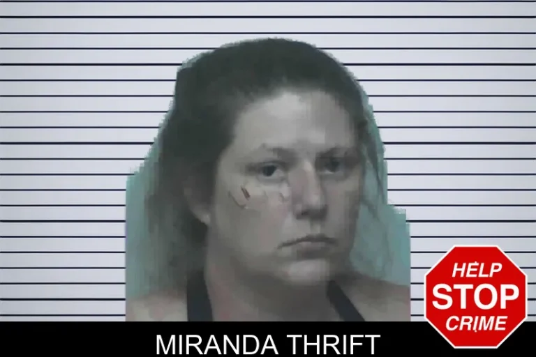 Miranda Thrift mugshot – Lanier County , Georgia Miranda Thrift