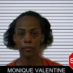 Monique Valentine mugshot