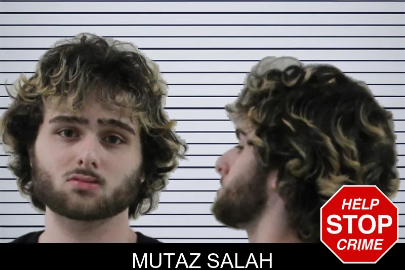 Mutaz Salah mugshot