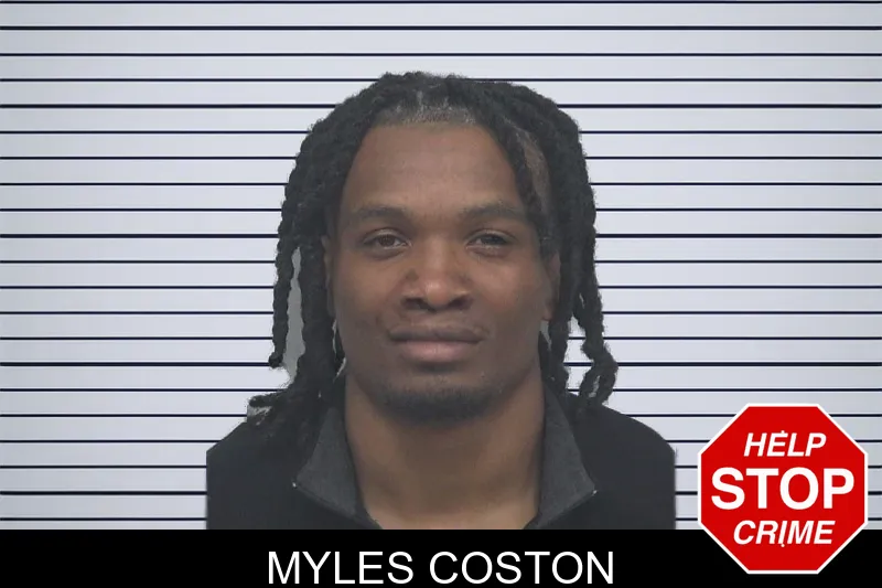 Myles Coston mugshot