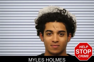 Myles Holmes mugshot
