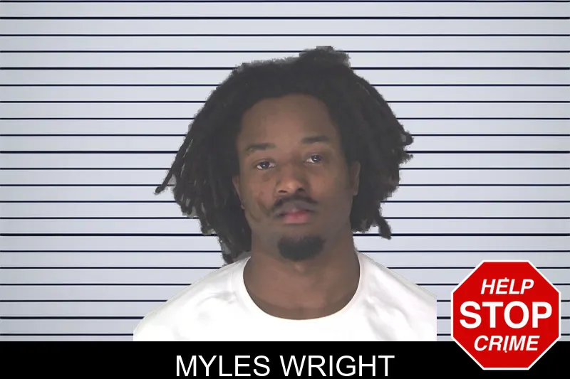 Myles Wright mugshot