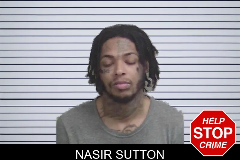 Nasir Sutton mugshot