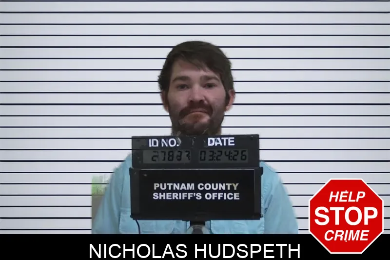 Nicholas Hudspeth mugshot – Putnam County , Georgia Nicholas Hudspeth mugshot