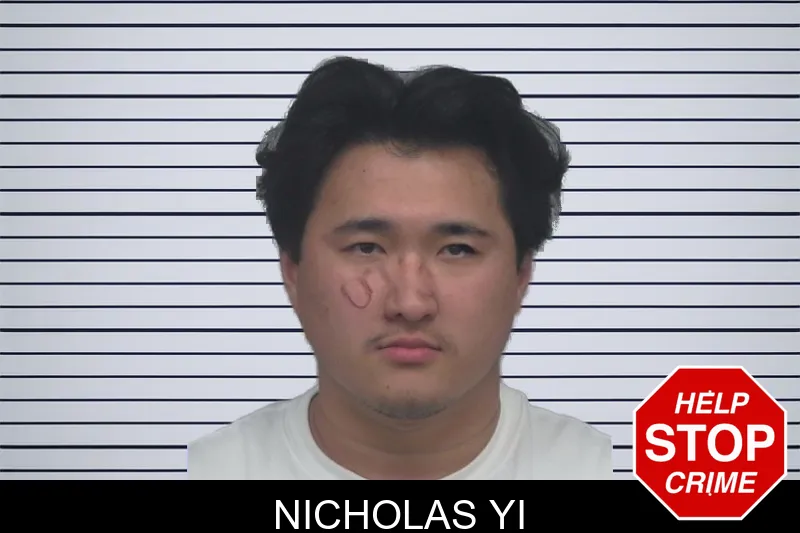 Nicholas Yi mugshot