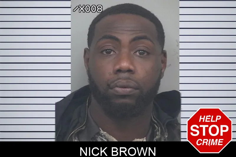 Nick Brown mugshot