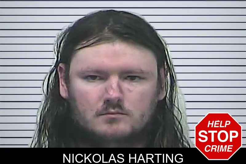 Nickolas Harting mugshot