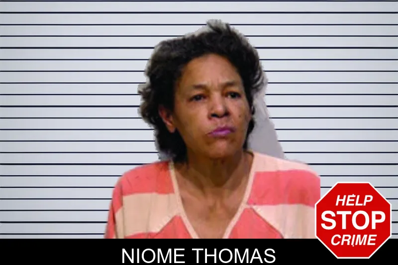 Niome Thomas mugshot
