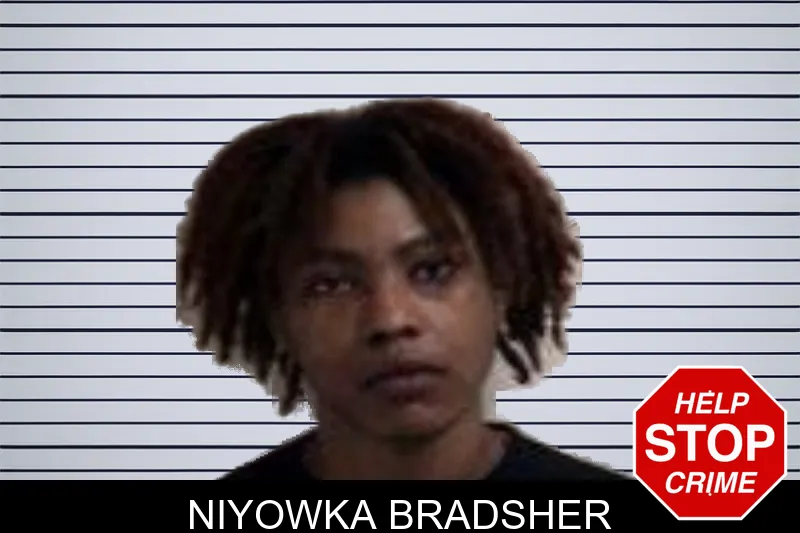 Niyowka Bradsher mugshot