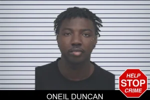 Oneil Duncan mugshot
