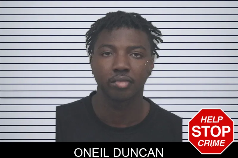 Oneil Duncan mugshot