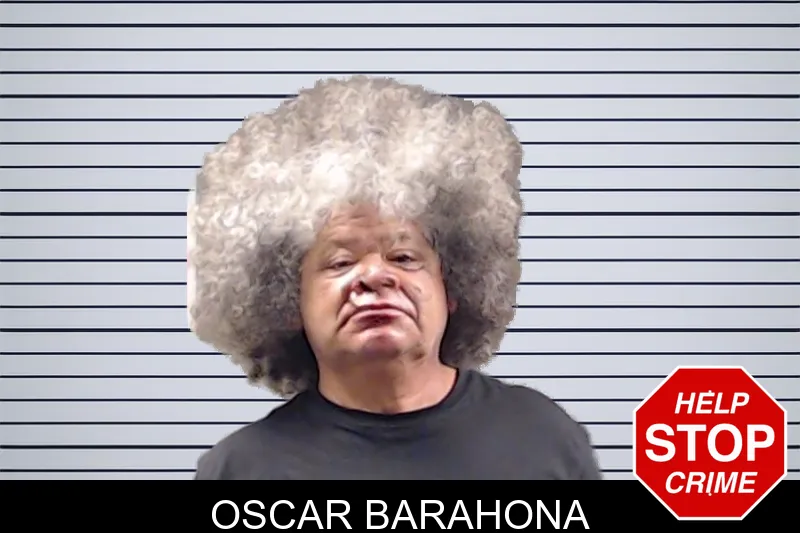 Oscar Barahona mugshot