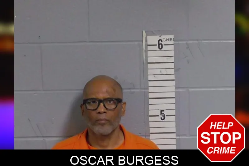 Oscar Burgess mugshot