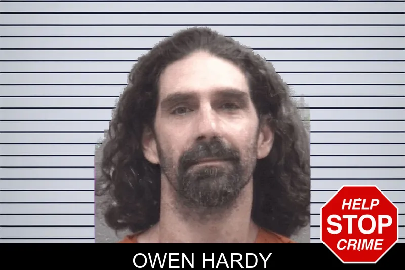 Owen Hardy mugshot