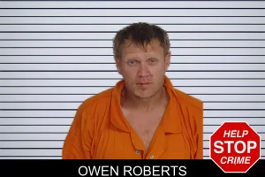 Owen Roberts mugshot
