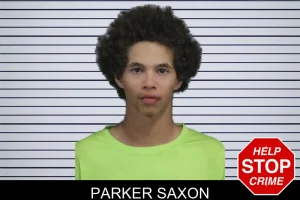 Parker Saxon mugshot