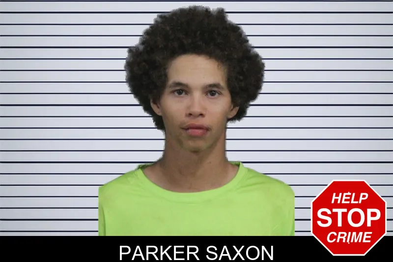 Parker Saxon mugshot