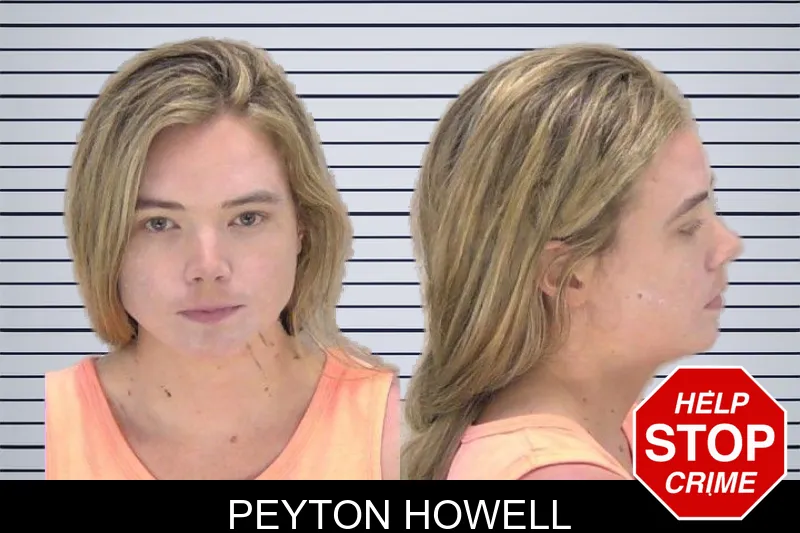 Peyton Howell mugshot