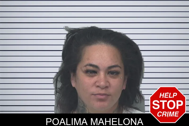Poalima Mahelona mugshot