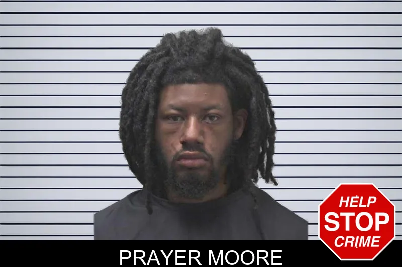 Prayer Moore mugshot