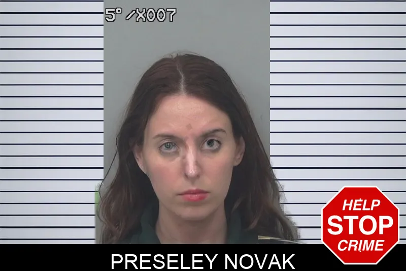 Preseley Novak mugshot