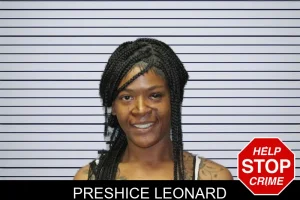 Preshice Leonard mugshot