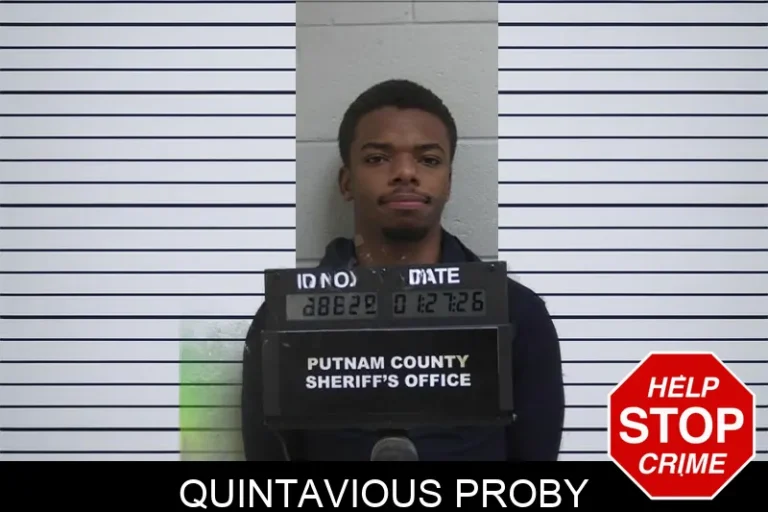 Quintavious Proby mugshot – Putnam County , Georgia Quintavious Proby