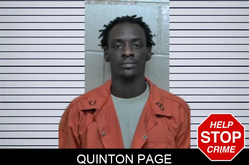 Quinton Page mugshot