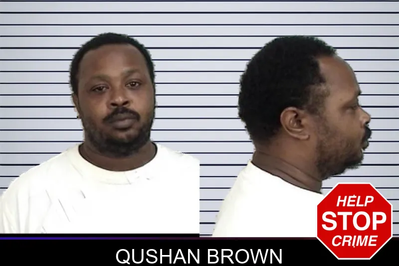 Qushan Brown mugshot