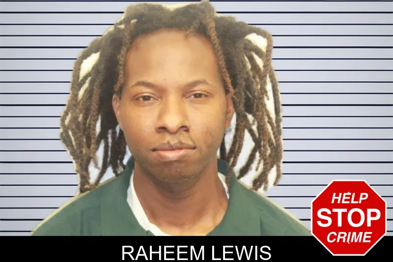 Raheem Lewis mugshot