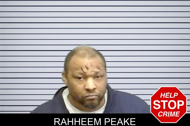 Rahheem Peake mugshot