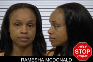 Ramesha McDonald mugshot