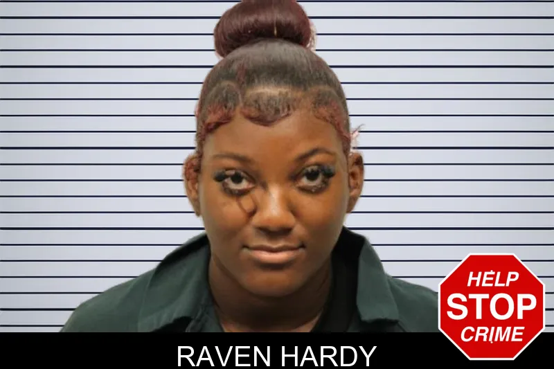 Raven Hardy mugshot