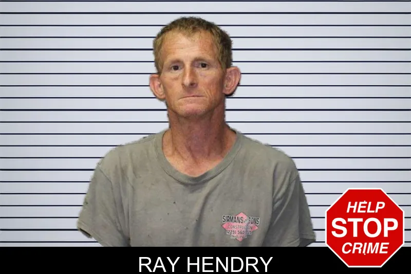 Ray Hendry mugshot