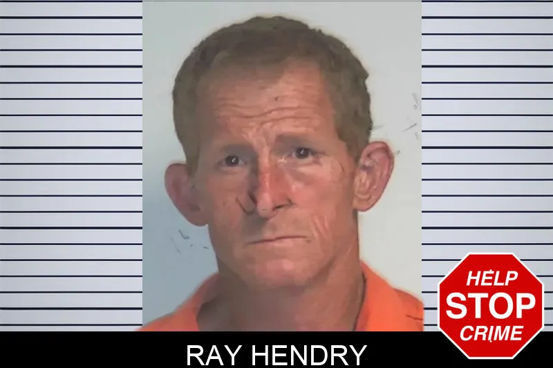 Ray Hendry mugshot