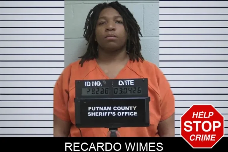 Recardo Wimes mugshot – Putnam County , Georgia Recardo Wimes