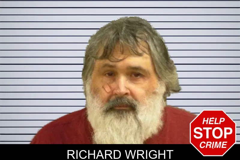 Richard Wright mugshot
