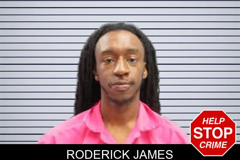 Roderick James mugshot