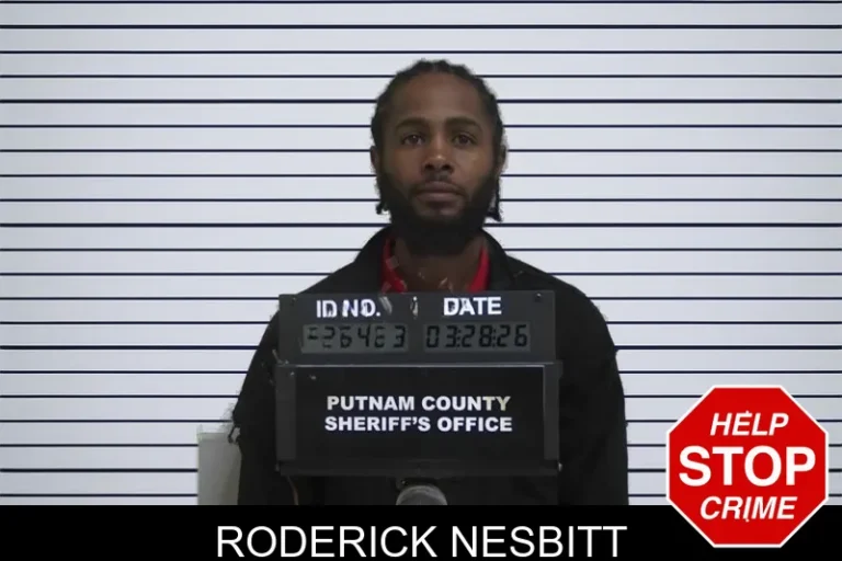 Roderick Nesbitt mugshot – Putnam County , Georgia Roderick Nesbitt