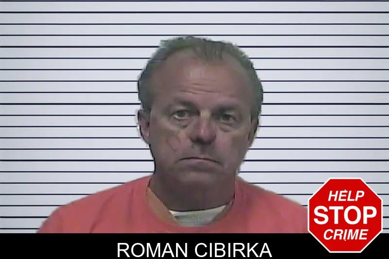 Roman Cibirka mugshot