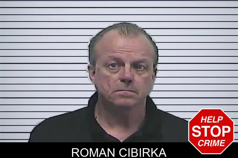 Roman Cibirka mugshot