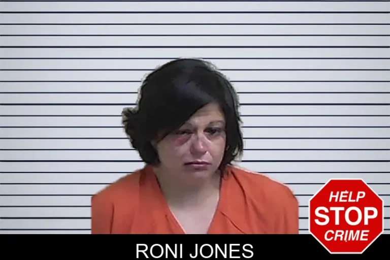 Roni Jones mugshot – Fannin County , Georgia Roni Jones
