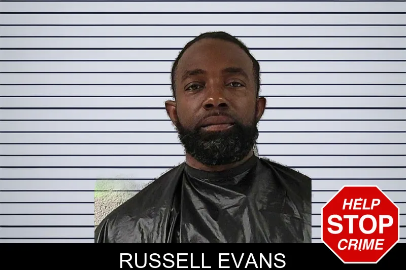 Russell Evans mugshot