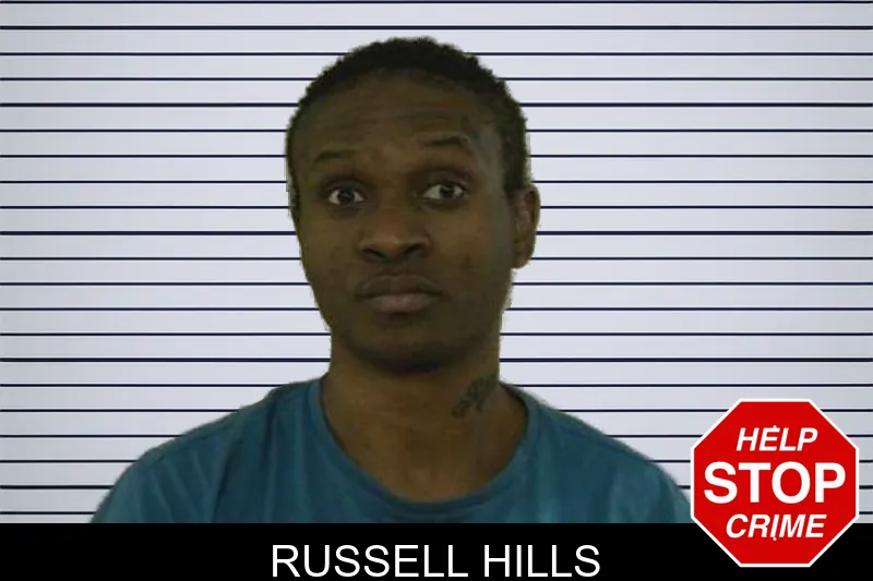 Russell Hills mugshot