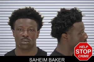 Saheim Baker mugshot